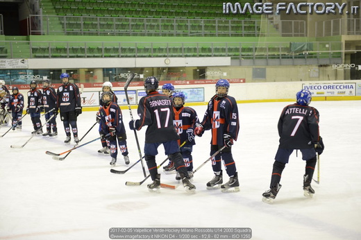 2017-02-05 Valpellice Verde-Hockey Milano Rossoblu U14 2000 Squadra
